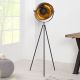 Lampadare - LAMPADAR DESIGN RETRO Studio negru/ auriu