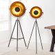 Lampadare - LAMPADAR DESIGN RETRO Studio negru/ auriu