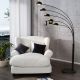 Lampadare - Lampadar Five Lights negru/ auriu