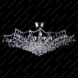 Plafoniere Cristal Bohemia - Plafoniera moderna cristal Bohemia 80cm