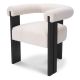 Scaune - Scaun dining design LUX Percy boucle cream