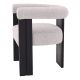 Scaune - Scaun dining design LUX Percy boucle gri