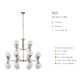 Candelabre, Lustre - Candelabru 24 surse de lumina design LUX realizat manual BARI