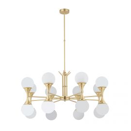 Candelabre, Lustre - Candelabru cu 8 brate design LUX realizat manual BARI