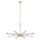 Candelabre, Lustre - Lustra cu 8 brate design LUX realizat manual OREZZO