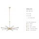Candelabre, Lustre - Lustra cu 8 brate design LUX realizat manual OREZZO
