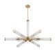 Lustra cu 6 brate design LUX realizat manual OREZZO