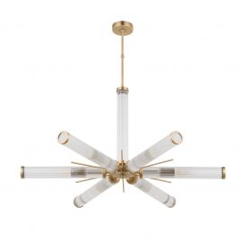 Candelabre, Lustre - Lustra cu 6 brate design LUX realizat manual OREZZO
