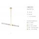 Candelabre, Lustre - Lustra cu 2 brate design LUX realizat manual OREZZO