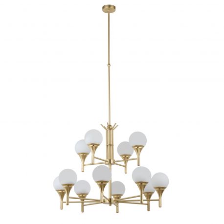 Candelabre, Lustre - Lustra deosebita design LUX realizat manual MELEZE 12L