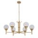 Lustra deosebita design LUX realizat manual MELEZE 6L
