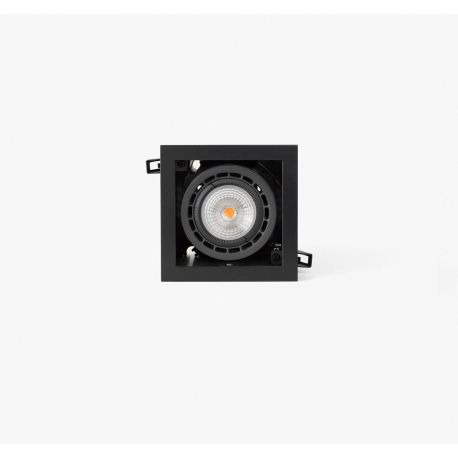 Spoturi incastrabile spatii comerciale - Spot LED incastrabil MINI COLIN-1 Black recessed 18-25W 2700K 56°