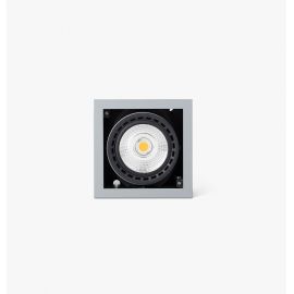 Spoturi incastrabile spatii comerciale - Spot LED incastrabil MINI COLIN-1 Grey recessed 18-25W 4000K 20°