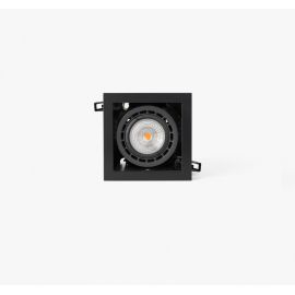 Spoturi incastrabile spatii comerciale - Spot LED incastrabil MINI COLIN-1 Black recessed 18-25W 4000K 56°