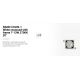 Spoturi incastrabile spatii comerciale - Spot LED incastrabil NANO COLIN-1 White recessed with frame 7-13W 2700K 20°