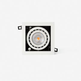 Spoturi incastrabile spatii comerciale - Spot LED incastrabil NANO COLIN-1 White recessed with frame 7-13W 2700K 56°