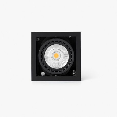 Spoturi incastrabile spatii comerciale - Spot LED incastrabil MINI COLIN-1 Black recessed CRI95 18-25W 3000K 56°