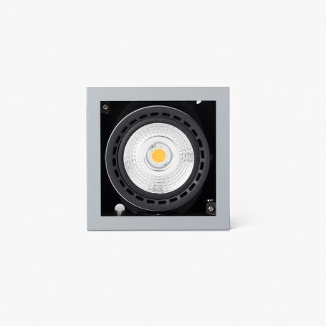 Spoturi incastrabile spatii comerciale - Spot LED incastrabil MINI COLIN-1 Grey recessed CRI95 18-25W 4000K 20°