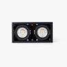 Spot LED incastrabil MINI COLIN-2 Black recessed 36-50W 2700K 20°