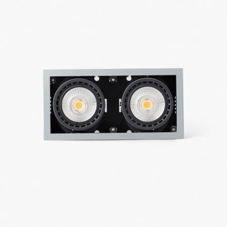 Spoturi incastrabile spatii comerciale - Spot LED incastrabil MINI COLIN-2 Grey recessed 36-50W 3000K 20°