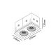 Spoturi incastrabile spatii comerciale - Spot LED incastrabil MINI COLIN-2 Grey recessed 36-50W 3000K 20°