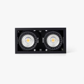 Spoturi incastrabile spatii comerciale - Spot LED incastrabil MINI COLIN-2 Black recessed 36-50W 3000K 56°