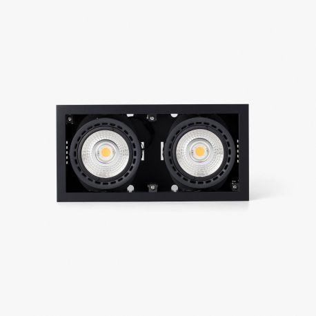 Spoturi incastrabile spatii comerciale - Spot LED incastrabil MINI COLIN-2 Black recessed 36-50W 4000K 20°