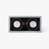 Spot LED incastrabil COLIN-2 Grey recessed 48-72W 2700K 56°