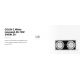 Spoturi incastrabile spatii comerciale - Spot LED incastrabil COLIN-2 White recessed 48-72W 3000K 56°