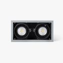 Spot LED incastrabil COLIN-2 Grey recessed 48-72W 4000K 56°