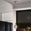 Lustra / Pendul LED design modern decorativ Aquaria auriu