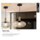 Pendule, Lustre suspendate - Lustra/ Pendul design modern Norma 30cm
