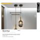 Pendule, Lustre suspendate - Pendul design modern Norma 14cm