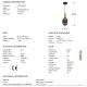 Pendule, Lustre suspendate - Pendul design modern Norma 14cm