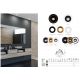 Spoturi tavan fals - Spot LED incastrabil GALEXO H0106 alb cu inel alb