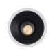 Spot LED incastrabil GALEXO H0106 alb cu inel negru
