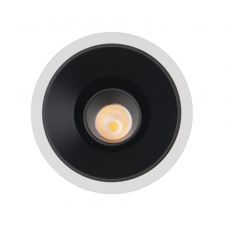 Spoturi tavan fals - Spot LED incastrabil GALEXO H0106 alb cu inel negru