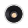 Spot LED incastrabil GALEXO H0106 alb cu inel negru