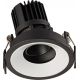 Spoturi tavan fals - Spot LED incastrabil GALEXO H0106 negru cu inel negru