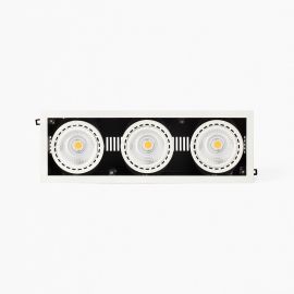 Spoturi incastrabile spatii comerciale - Spot LED incastrabil MINI COLIN-3 White recessed CRI95 54-75W 2700K 20°