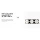 Spoturi incastrabile spatii comerciale - Spot LED incastrabil MINI COLIN-3 White recessed CRI95 54-75W 2700K 20°