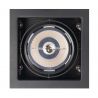 Spot directionabil, incastrabil, negru, dim.18,5x18,5cm, Matrix I 