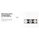 Spoturi incastrabile spatii comerciale - Spot LED incastrabil MINI COLIN-3 White recessed CRI95 54-75W 3000K 56°