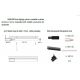 Accesorii iluminat - Accesoriu, Capat stanga alb electrificat pentru sina MAXLIGHT