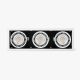 Spoturi incastrabile spatii comerciale - Spot LED incastrabil COLIN-3 White recessed 72-108W 2700K 20°
