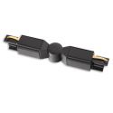 Accesoriu, Conector flexibil negru pentru sina trifazata MAXLIGHT