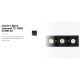 Spoturi incastrabile spatii comerciale - Spot LED incastrabil COLIN-3 Black recessed 72-108W 2700K 20°