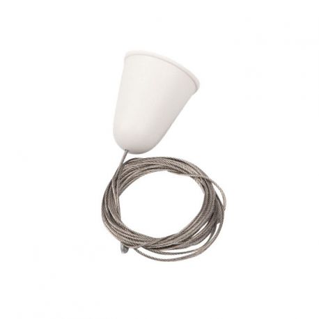 Accesorii iluminat - Accesoriu, Cablu pentru suspendare sina trifazata MAXLIGHT, 5 metri