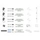 Accesorii iluminat - Accesoriu, Cablu pentru suspendare sina trifazata MAXLIGHT, 5 metri