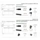 Accesorii iluminat - Accesoriu, Cablu pentru suspendare sina trifazata MAXLIGHT, 5 metri
